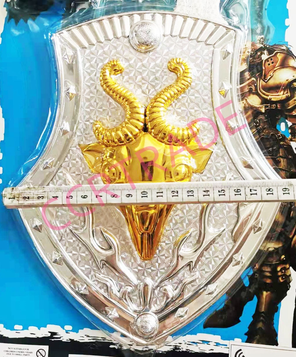 ดาบอัศวิน+ปลอกแขน+โล่มังกรแผงจัมโบ้ 63 ซม.(1x3)