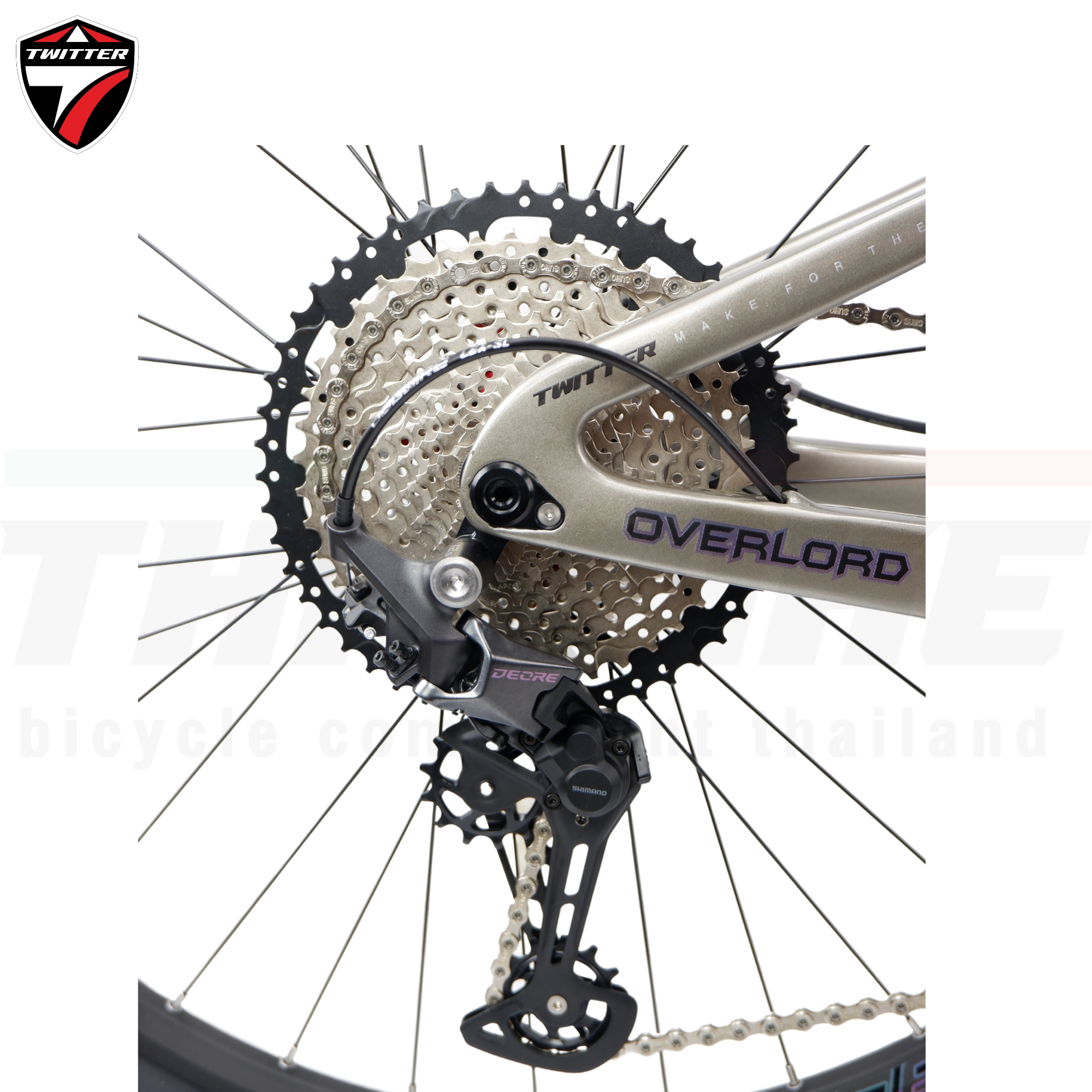 จักรยานเสือภูเขา Full Suspension รุ่น OVERLORD TWITER BIKE