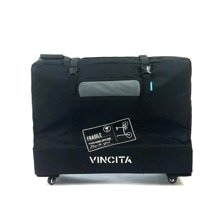 Vincita : B132TD กระเป๋าจักรยานพับ 20 นิ้ว รุ่นสี่ล้อ