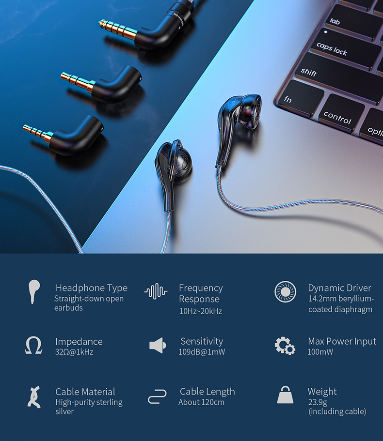 ขาย FiiO EM5 หูฟัง Earbud เทพ ไดรเวอร์ Dynamic เคลือบ Beryllium