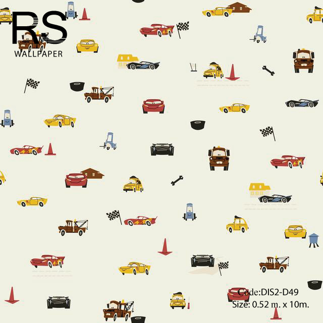 วอลเปเปอร์ลายการ์ตูนดิสนีย์ CAR DIS2-D49