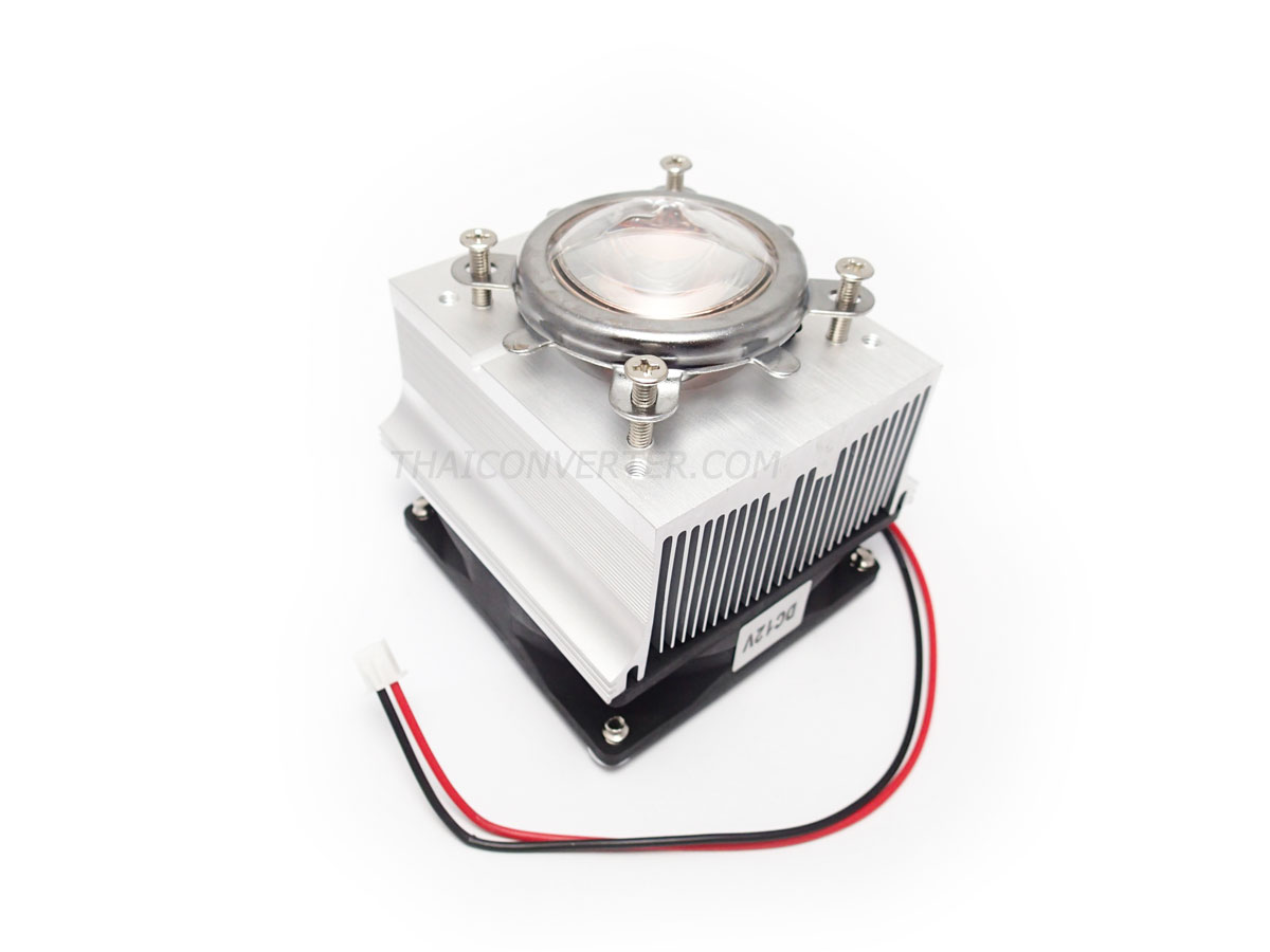 40mm LED Heat sink with Lens Kit [90°]