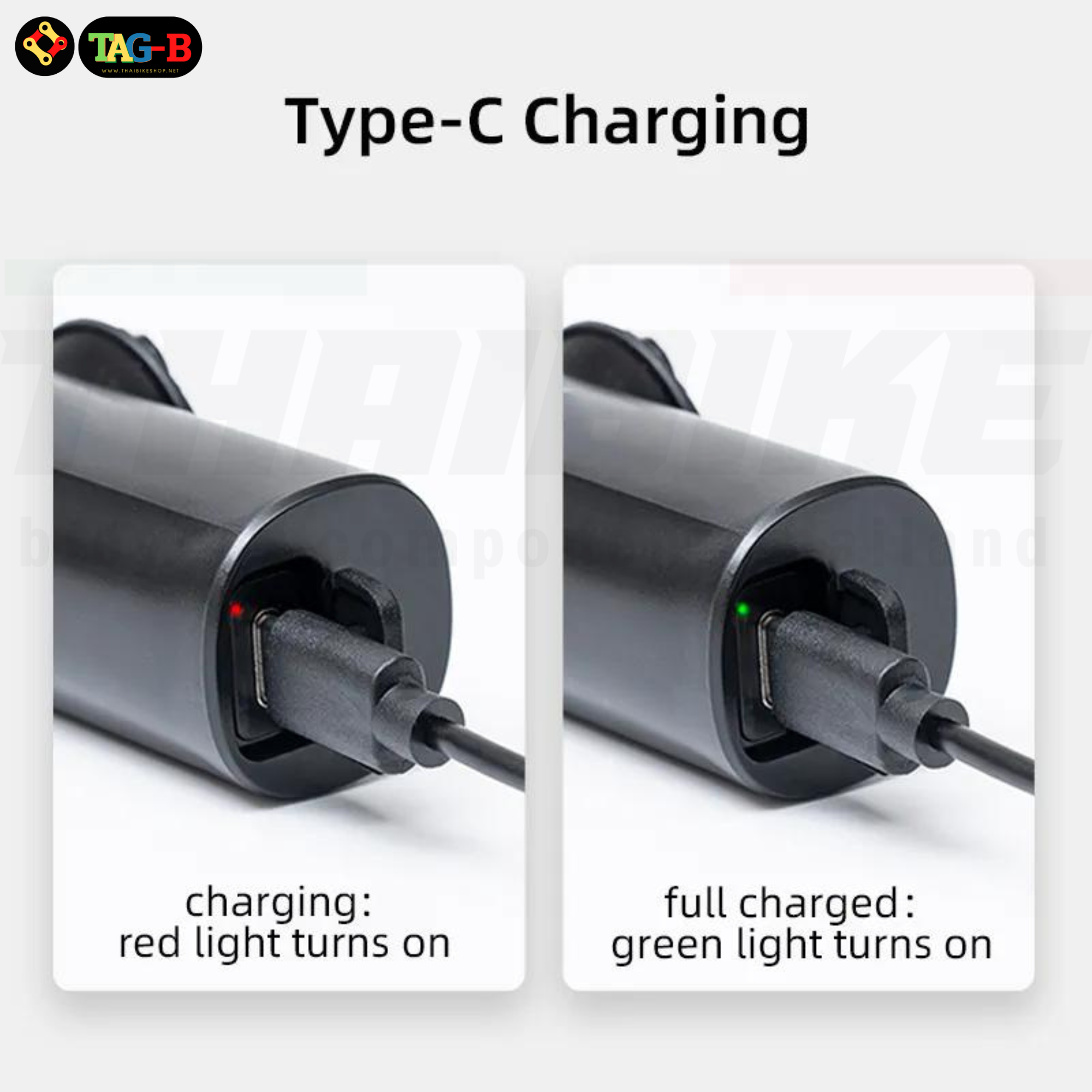 ไฟหน้าจักรยาน LEADBIKE THAIBIKE ติดเมาส์ GOPRO ไฟจักรยานสว่างมาก 400/600/800LM