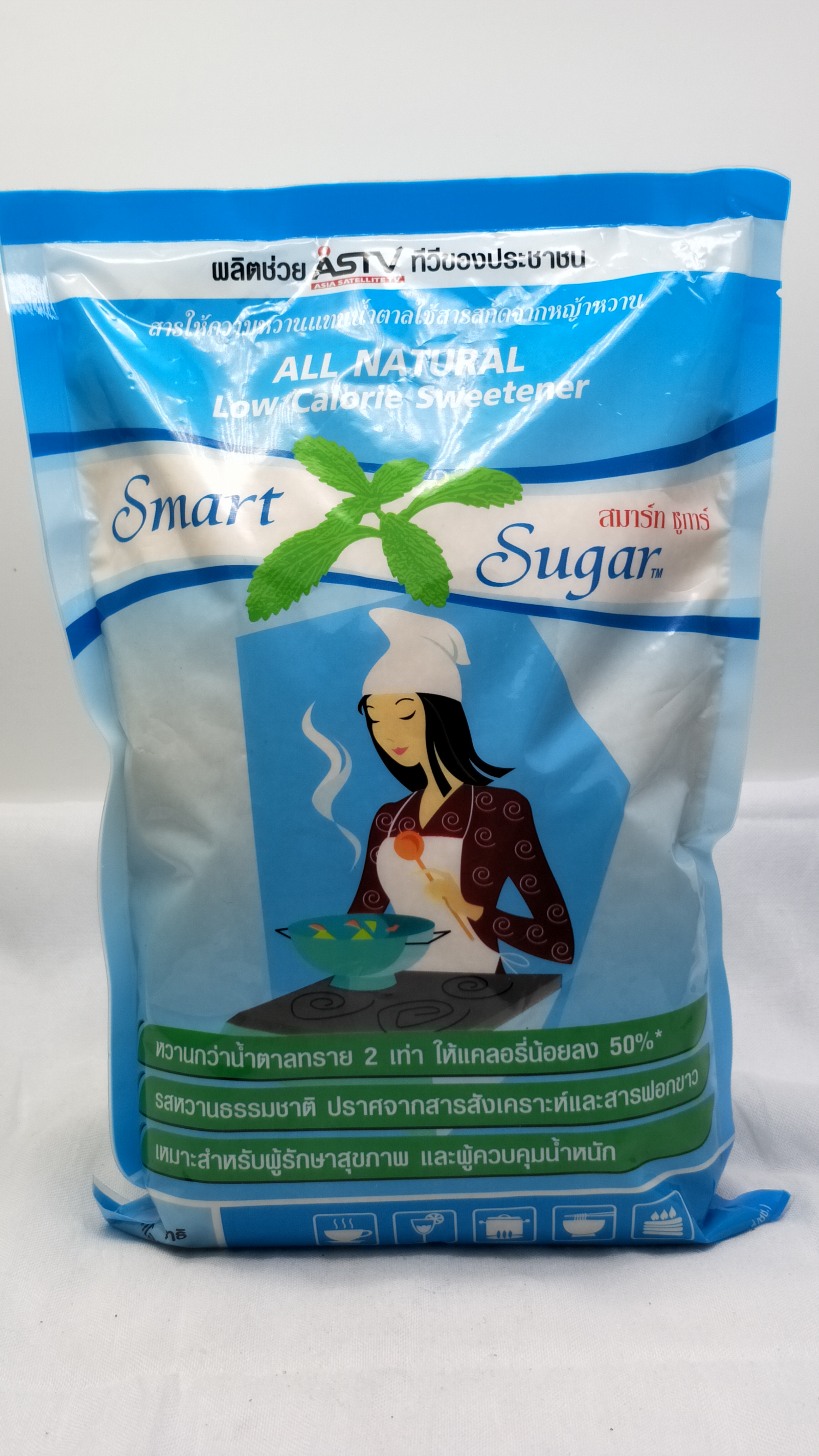 น้ำตาลหญ้าหวาน (Smart Sugar) ขนาด 1,000 กรัม