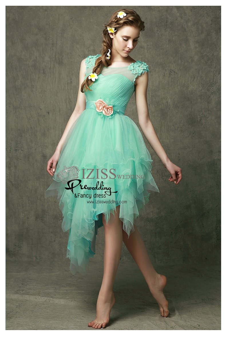 ฺBM0104 - พรีออเดอร์ ชุดเพื่อนเจ้าสาวราตรียาวสีเขียวมินท์