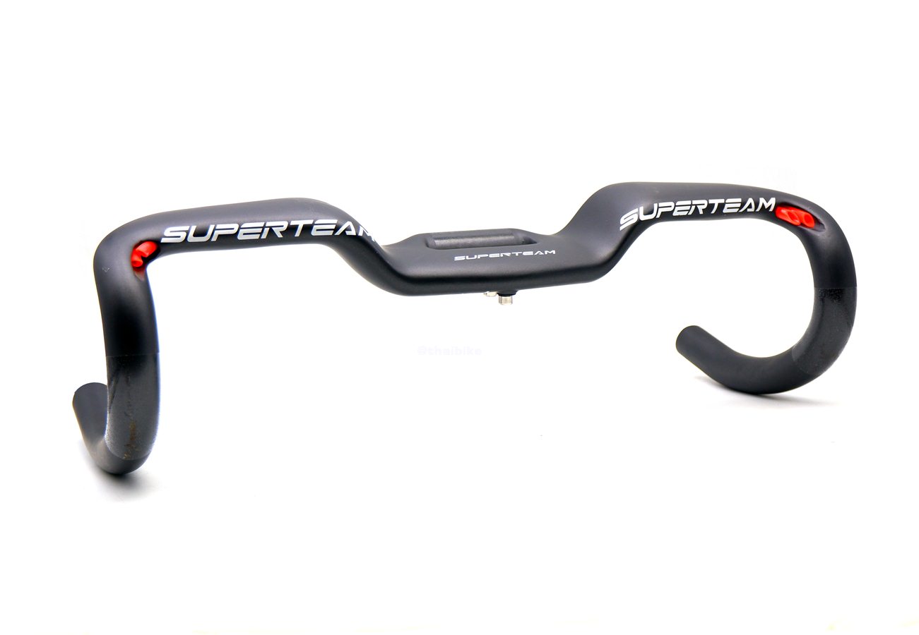 ของแท้ แฮนด์เสือหมอบคาร์บอน SUPERTEAM แฮนด์รถจักรยานคาร์บอน