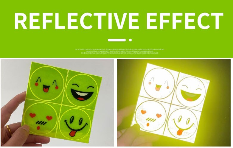 สติกเกอร์สะท้อนแสงติดจักรยาน มอเตอร์ไซต์ ขนาด 10x10 ซม.