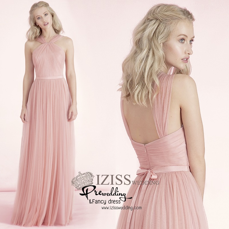 ฺBM0101 - พรีออเดอร์ ชุดเพื่อนเจ้าสาวสีชมพู