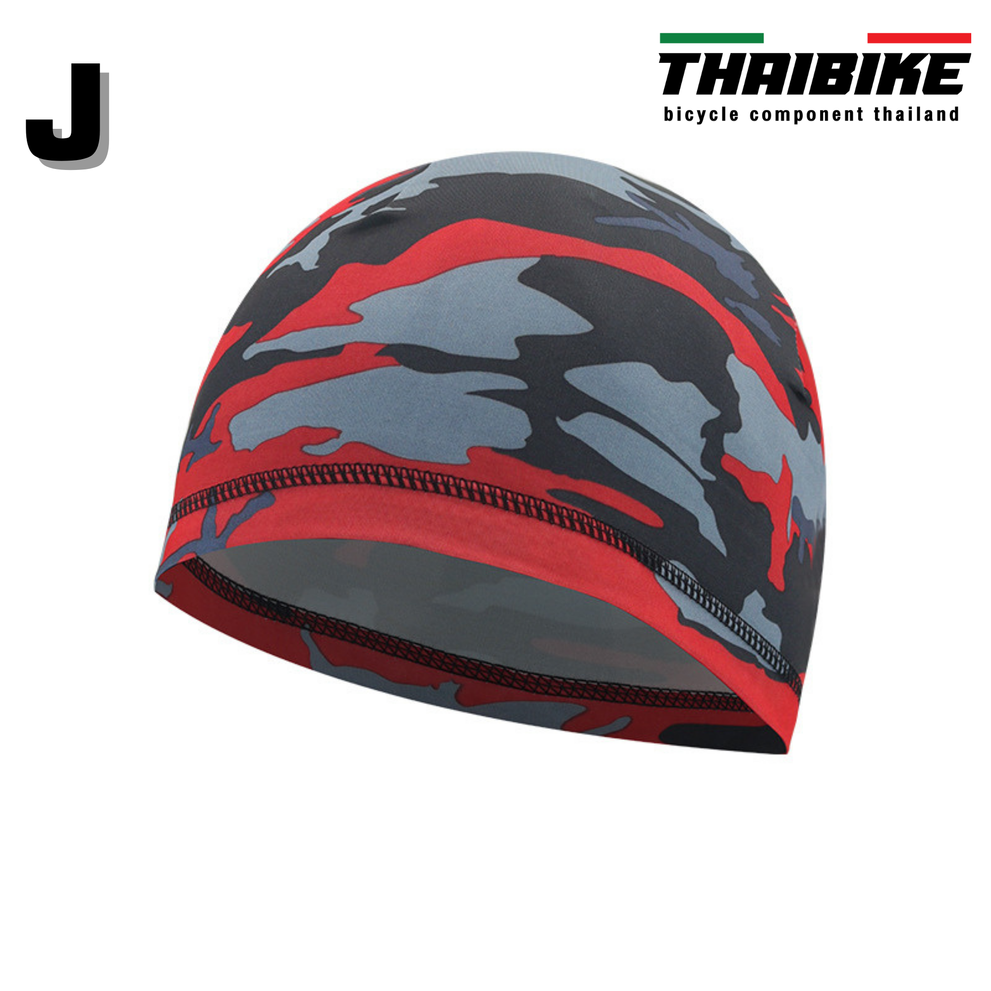 ผ้าคลุมหัวกันเหงื่อ ปั่นจักรยาน ออกกำลังกาย ขี่มอเตอร์ไซต์ ผ้ารองหมวกกันน็อค THAIBIKE