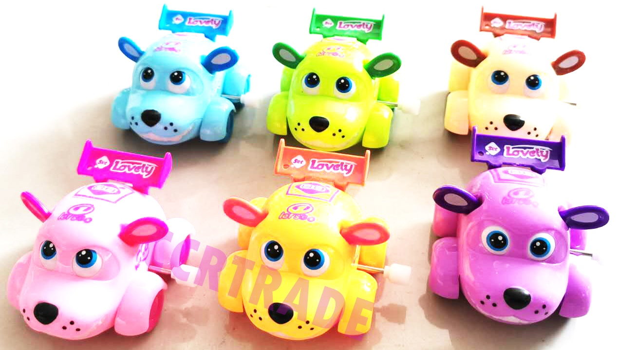 รถการ์ตูนซิ่ง ไขลานถาด(หูขยับได้) 33 ซม.