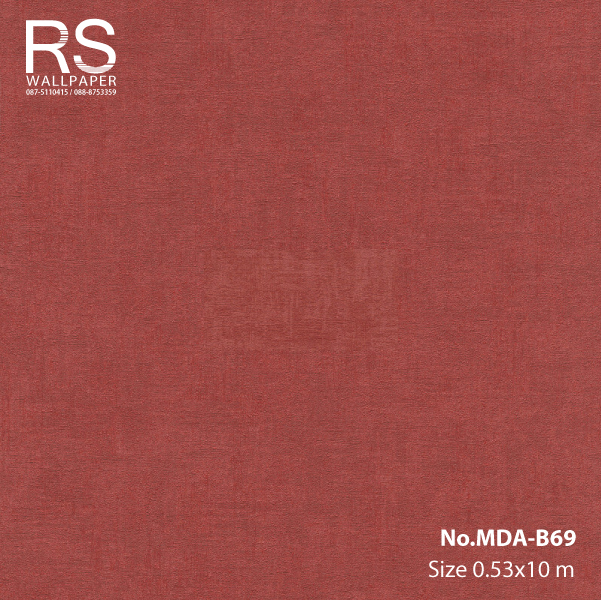 วอลเปเปอร์เทกเจอร์ปูนพื้นสีแดง MDA-B69