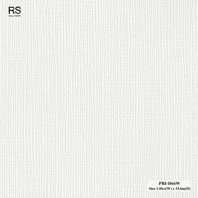 วอลเปเปอร์สีพื้น ขาว PRI-D66W