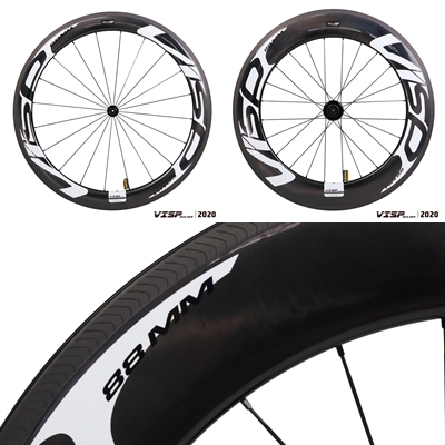 ล้อจักรยานเสือหมอบคาร์บอน VISP BASIC SERIES 2020 Rim 60/88 MM UD GLOSSY