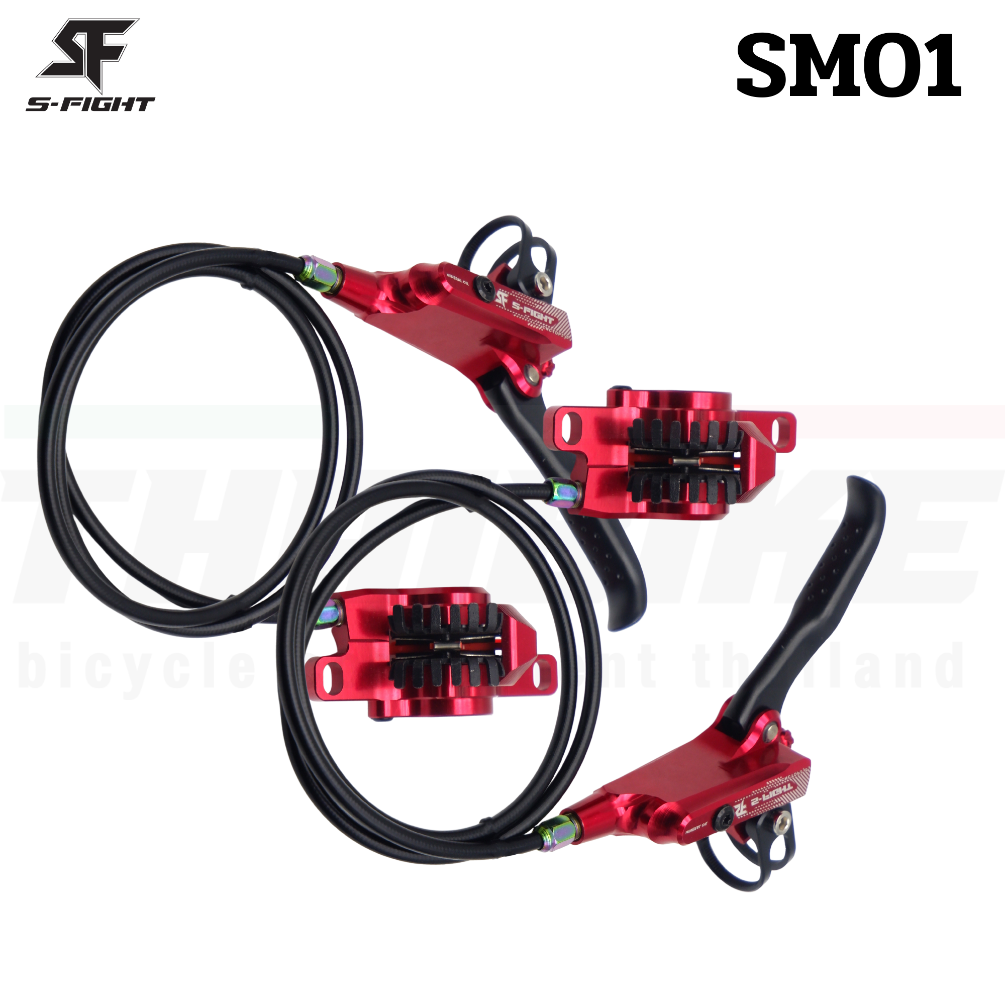 ชุดดิสเบรคจักรยานเสือภูเขา Full Hydraulic S-FIGHT SM-01