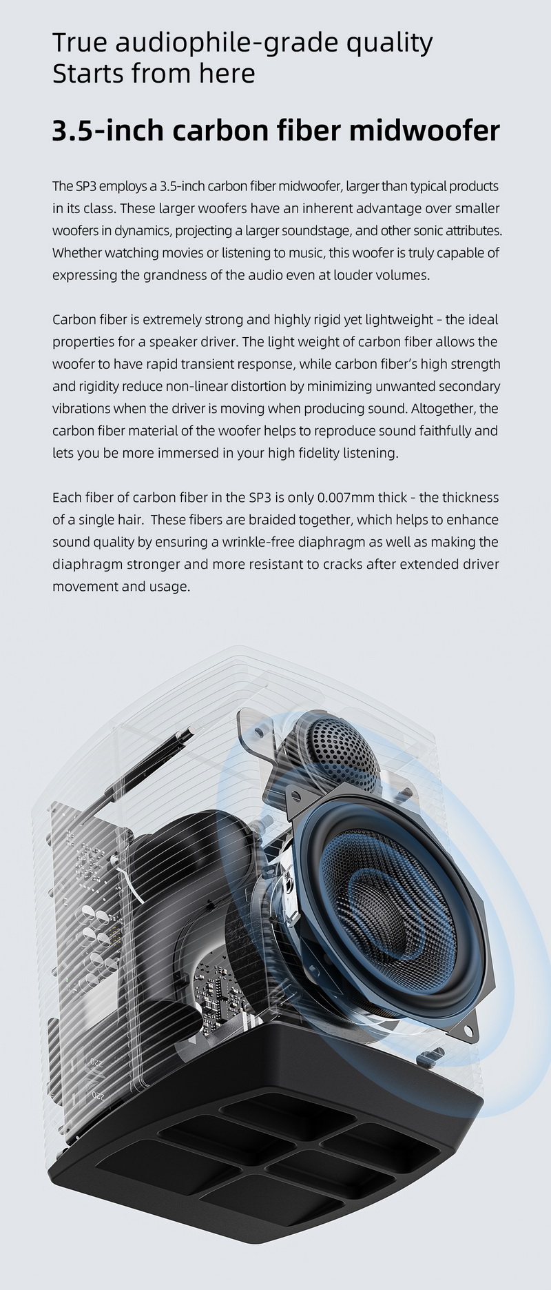 FiiO SP3 สุดยอดลำโพง Active Speakers ระดับ High Fidelity รองรับ Hi-Res ประกันศูนย์ไทย