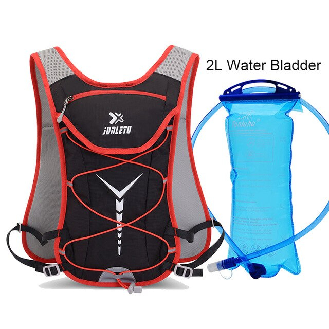 เป้น้ำปั่นจักรยาน JUNLETU เดินป่า วิ่ง พร้อมถุงน้ำขนาด 2 ลิตร