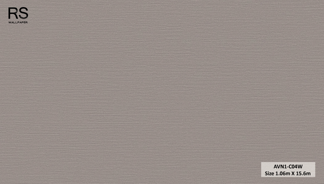 วอลเปเปอร์ลายผ้า สีพื้นน้ำตาล AVN1-C04W