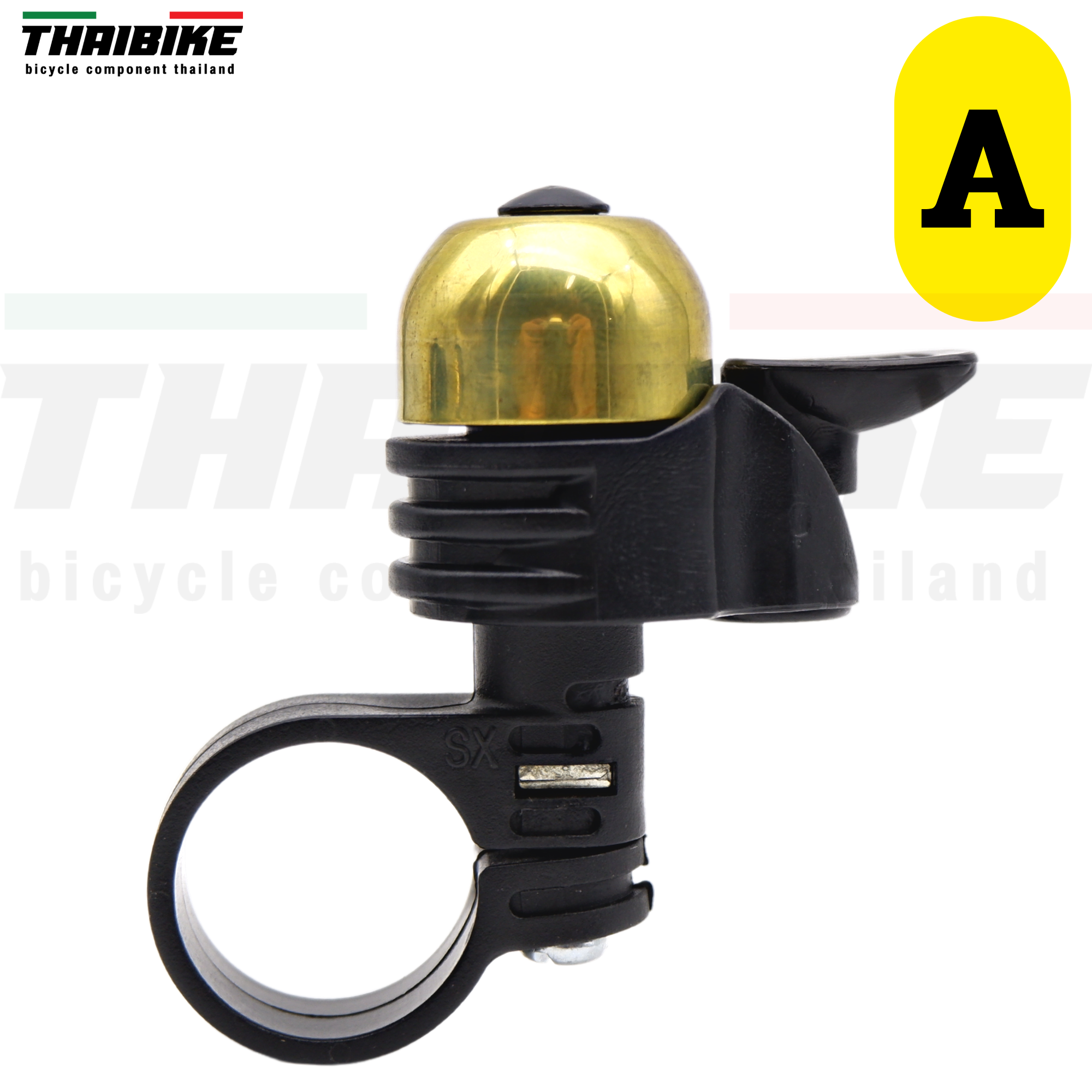 กระดิ่งทองเหลืองติดจักรยาน A B C D E กระดิ่ง กริ่งจักรยาน