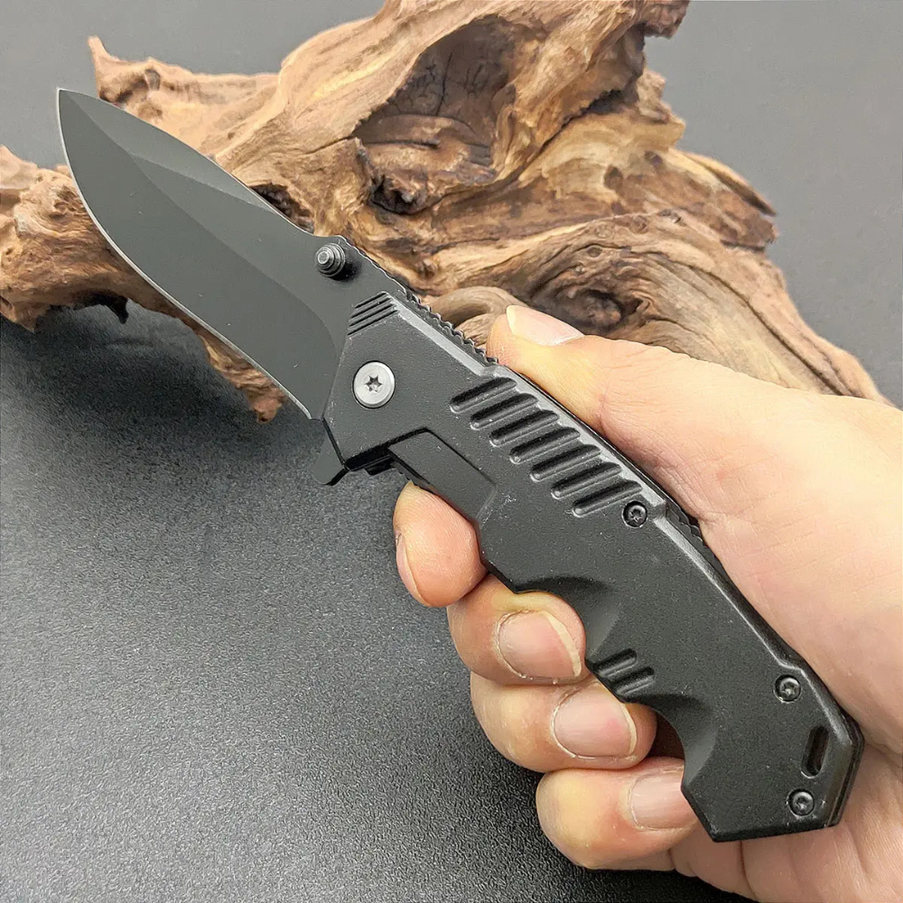 มีดพับเล็กพกพาสำหรับการเดินป่า - Folding Tactical Knife EDC
