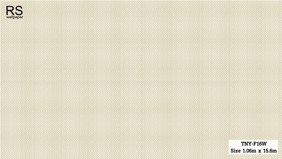 วอลเปเปอร์โมเดิร์น ลายคณิตศิลป์ สีน้ำตาลอ่อน TNY-F16W