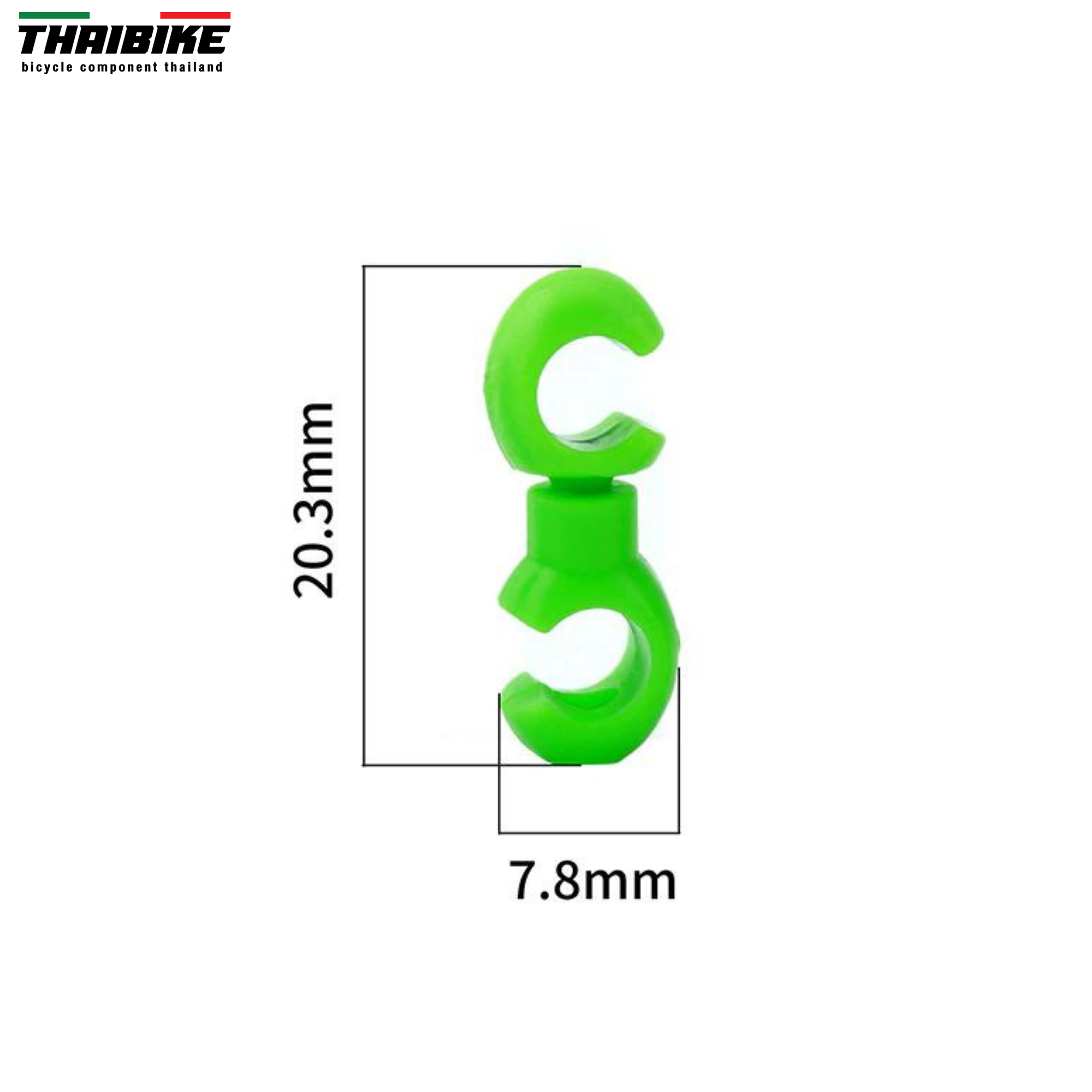 ตัว S ยึดสายเกียร์จักรยาน สายเบรค เสือหมอบ เสือภูเขา ชุดละ 2ชิ้น