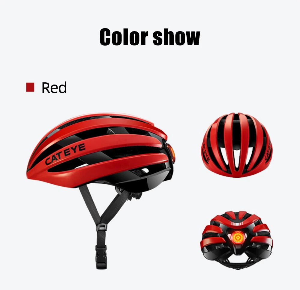แท้ หมวกกันน็อคจักรยาน เสือหมอบ เสือภูเขา CATEYE Cycling Helmet Detachable Taillight Ultralight