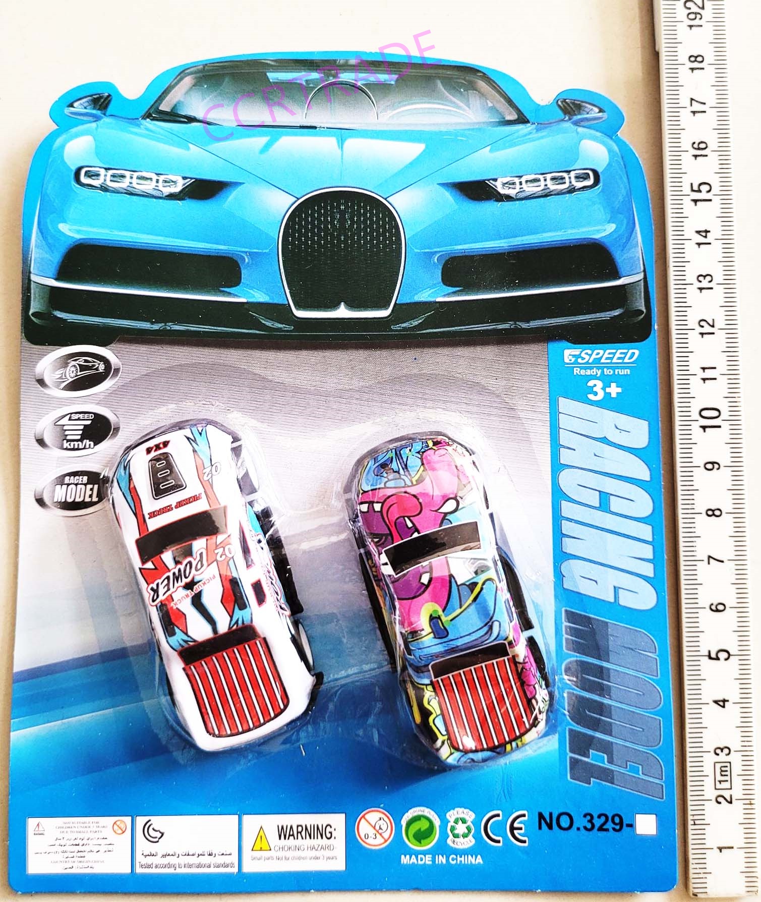 รถเหล็กกราฟฟิค 2 ชิ้นแผง 18.5 ซม.