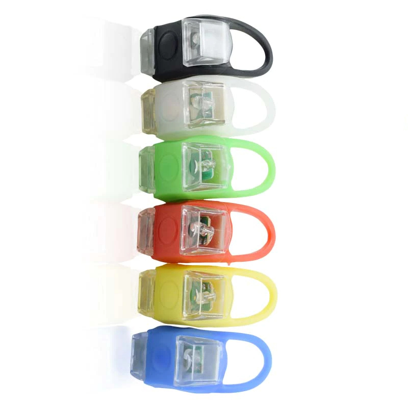 ไฟซิลิโคนจักรยานแบบเหลี่ยม ติดจักรยาน ไฟหน้า ไฟท้าย