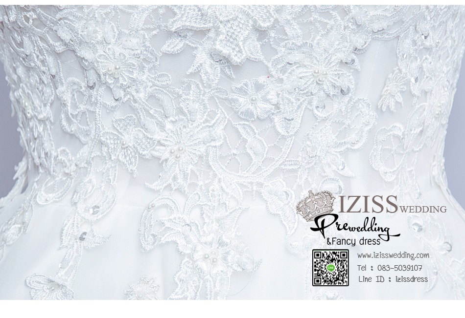 DS020 - **Pre order**ชุดราตรี เดรสหน้าสั้นหลังยาวออกงาน (short dresses) ชุดไปงานแต่งงานสวยๆ "ธีมสีขาว"