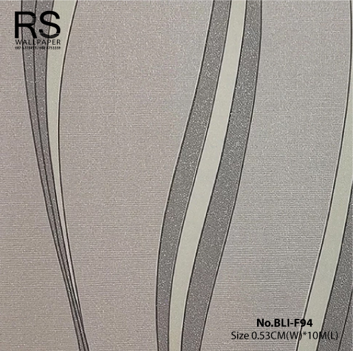 วอลเปเปอร์ ลายเส้นสีเทา พื้นเทาอ่อน No.BLI-F94