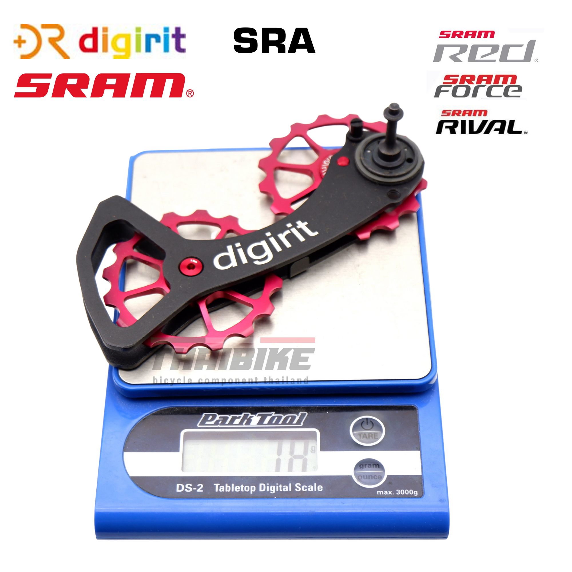 ขาแต่งตีนผีจักรยาน DIGIRIT SRA รองรับ SRAM RED FORCE RIVAL