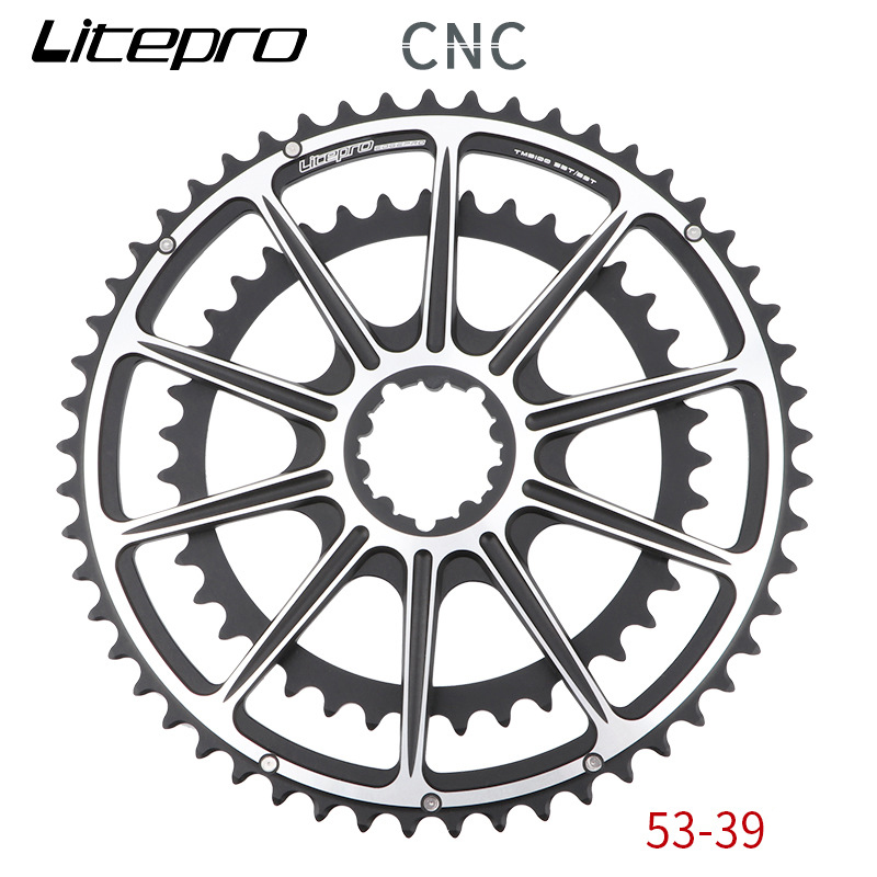 ขาจานจักรยาน Litepro EDGE PRO 53-39T 172.5mm