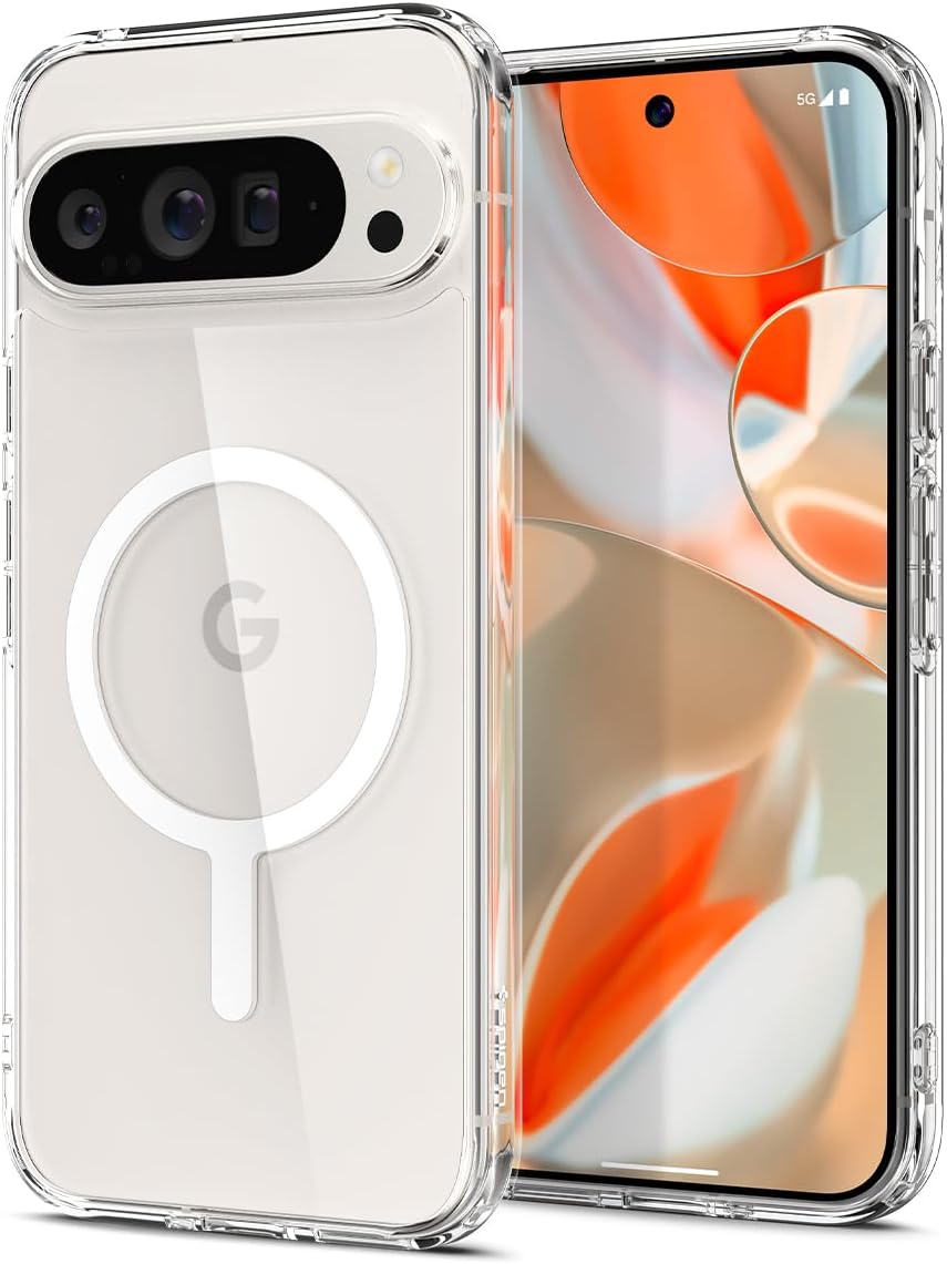 Spigen Ultra Hybrid Metal Ring MagFit Designed for Pixel 9 Case/Pixel 9 Pro Case