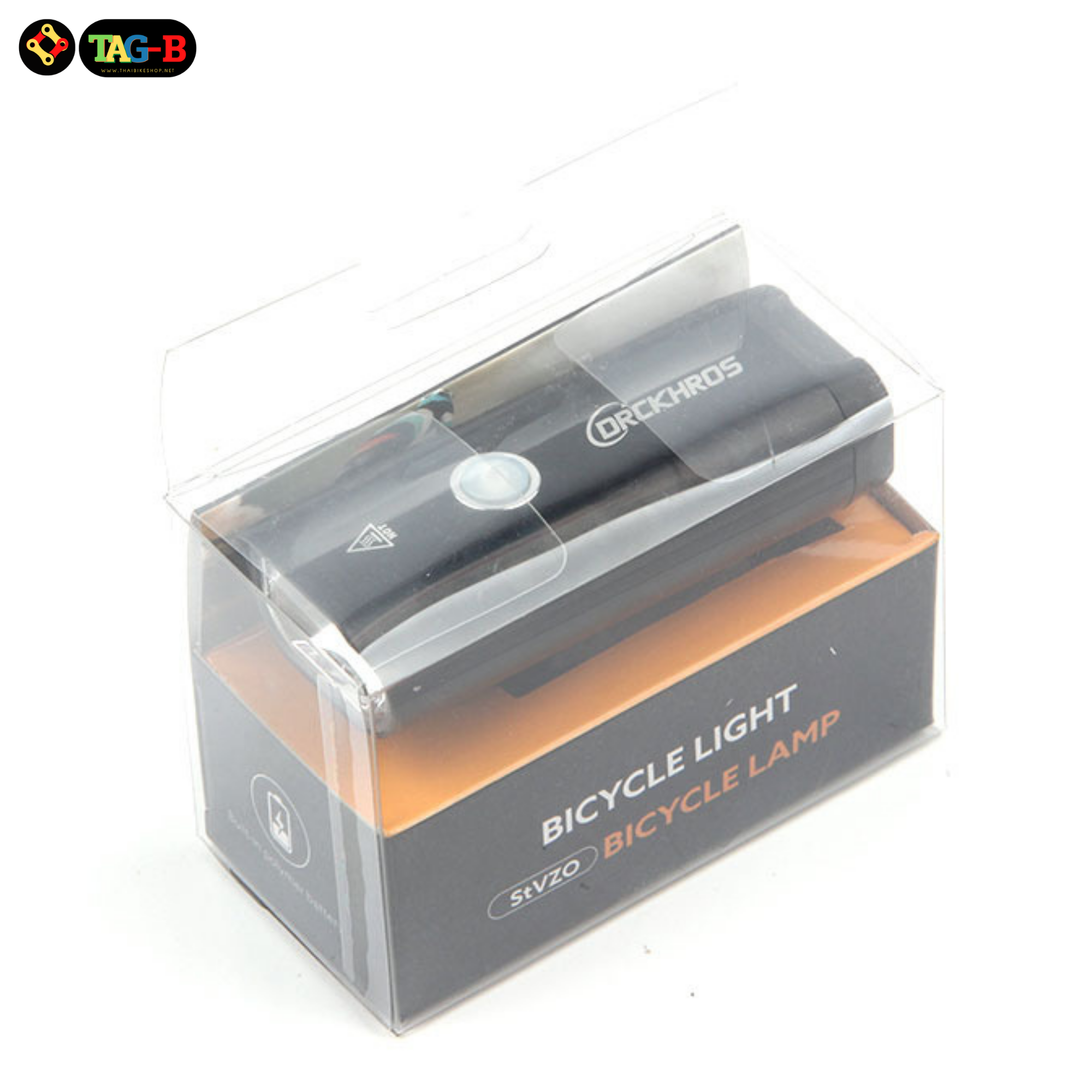 ไฟหน้าจักรยานเสือหมอบ เสือภูเขาแบบสายรัด DRCKHROS T6 จักรยาน
