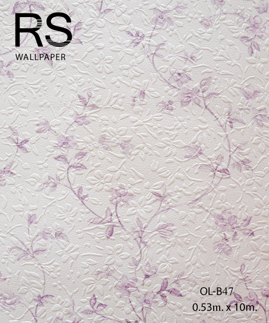 วอลเปเปอร์ลายดอกไม้ OL-B47