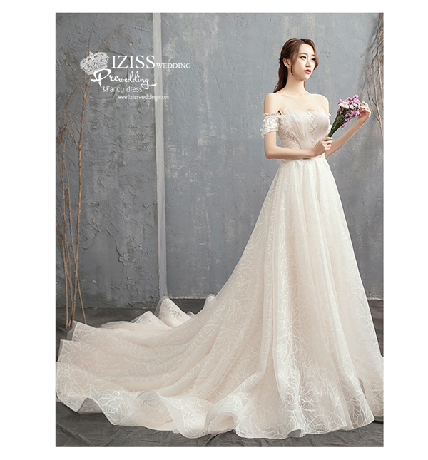 BR365 **พรีออเดอร์**ชุดแต่งงาน&ชุดเจ้าสาวแนวเรียบหรู สีขาวเกรดพรีเมี่ยม น่ารัก สวยโดดเด่นไม่ซ้ำใคร