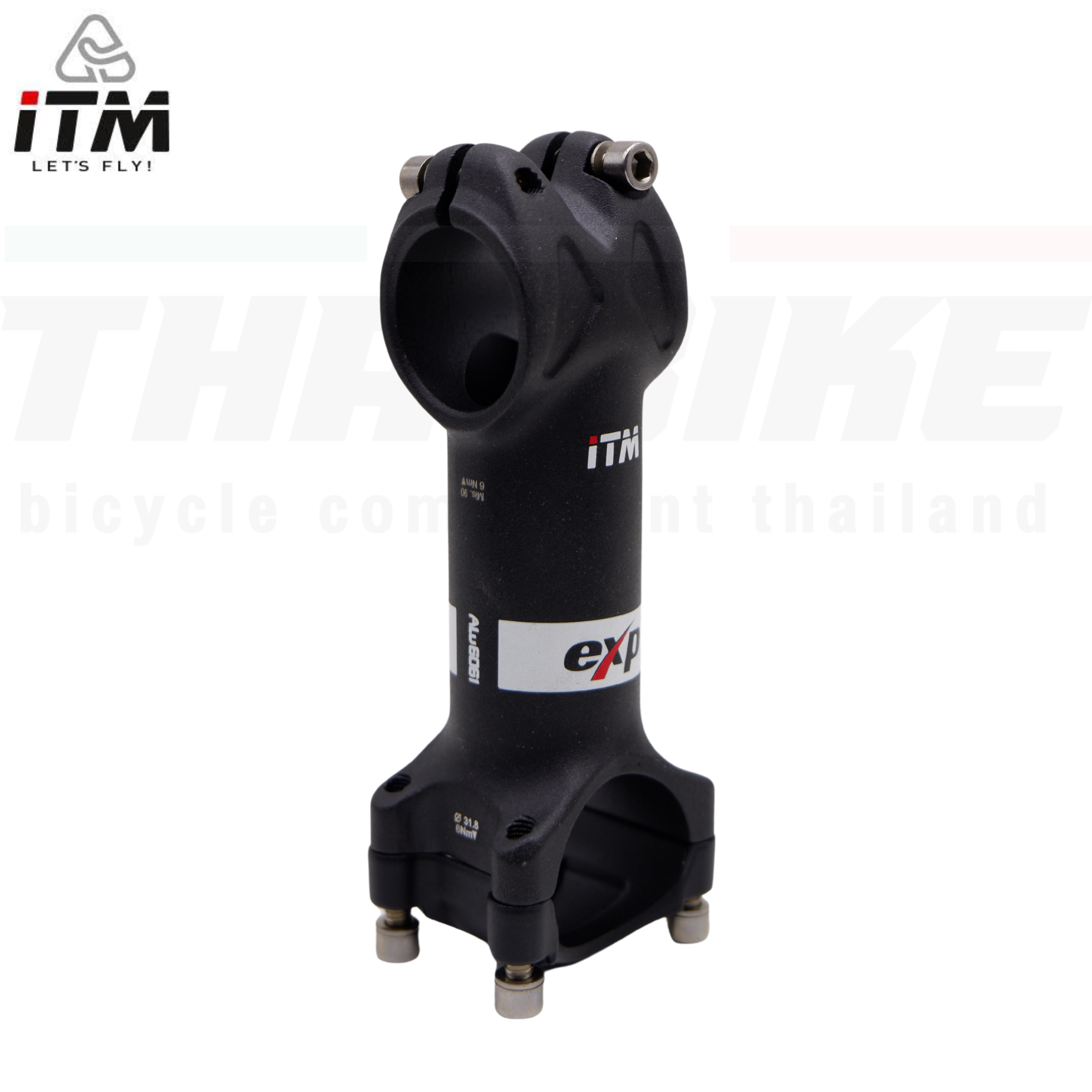 สเต็มจักรยานอลูมิเนียม เสือหมอบ เสือภูเขา ITM EXP 90/100 มม. 31.8