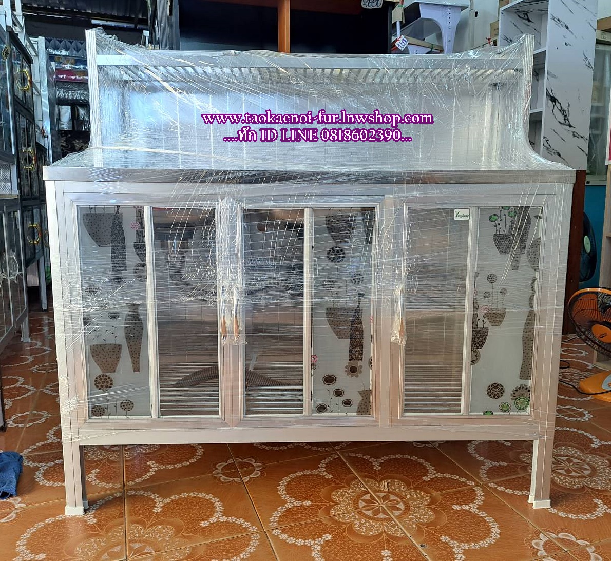 TSL-2M ตู้ซิงค์-กลาง 2 หลุม โครงมีเนียม