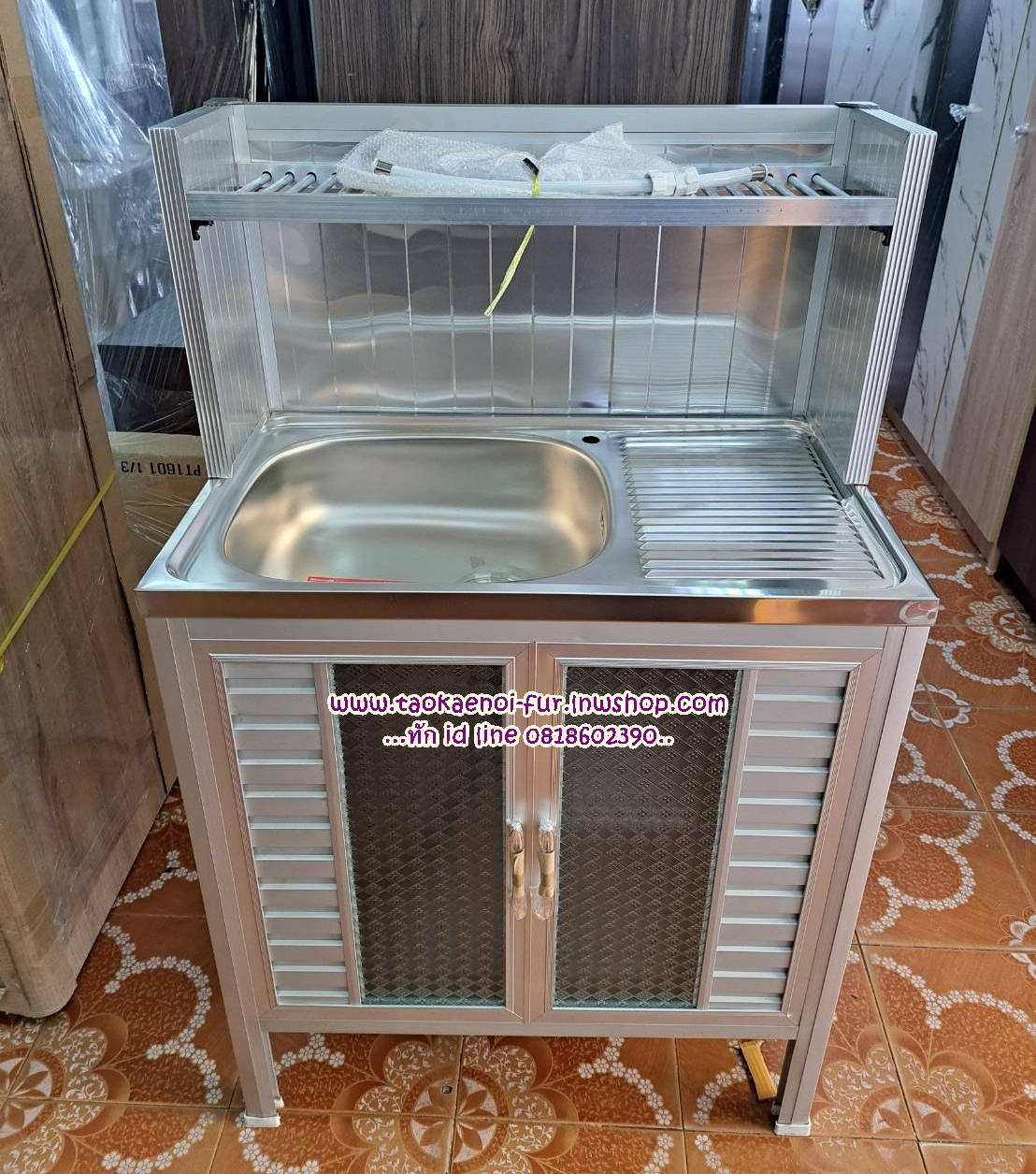 TSL-M ตู้ซิงค์-กลาง 75 ซม.(โครงมีเนียม)