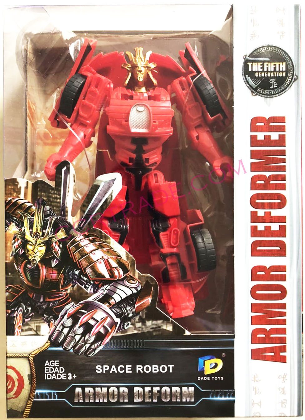 หุ่นยนต์สีสดแปลงร่างกล่องใหญ่ 18x24.5 ซม.(1x3)