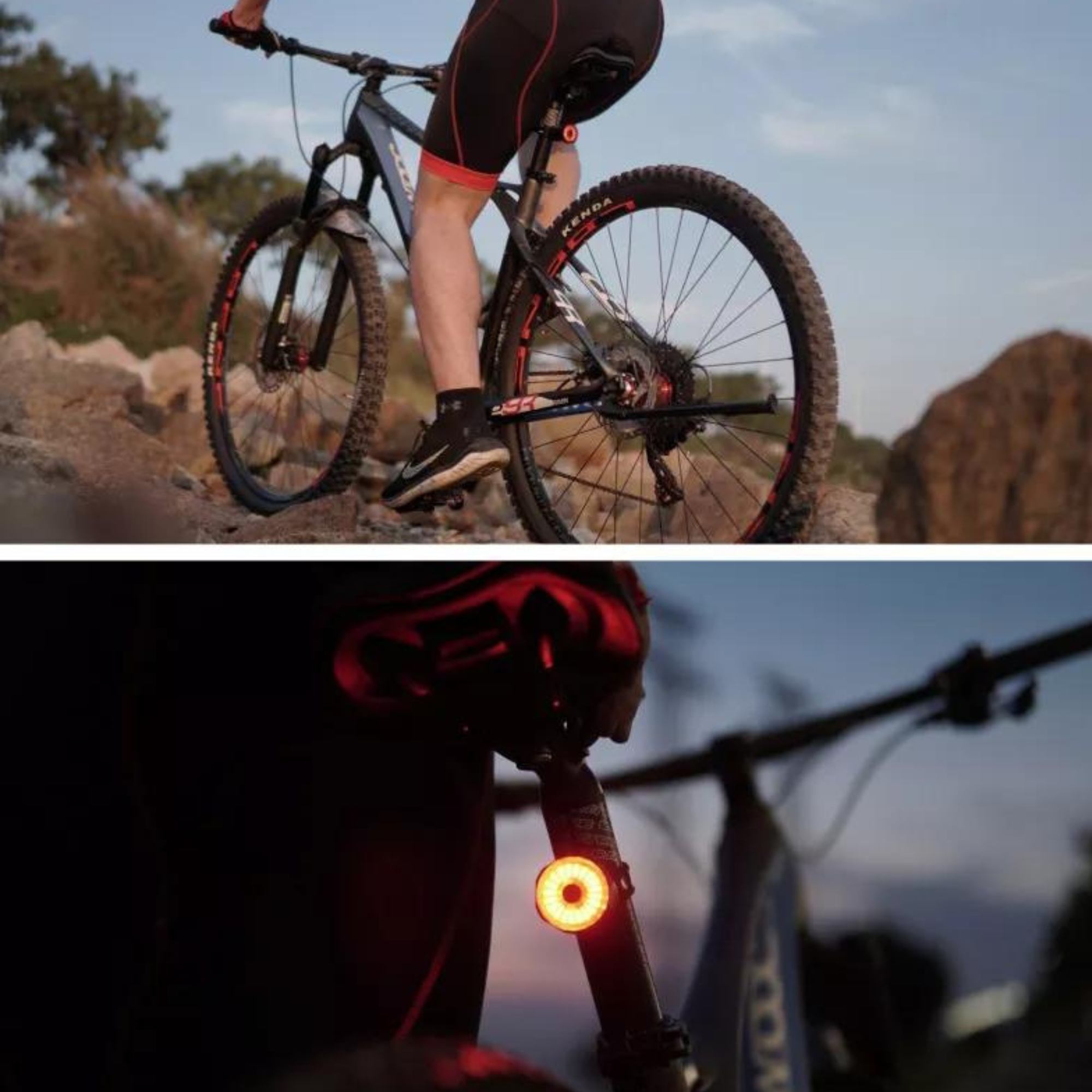 ไฟท้ายจักรยาน THAIBIKE TWOOC Super One Smart Bike Taillight เบรคออโต้