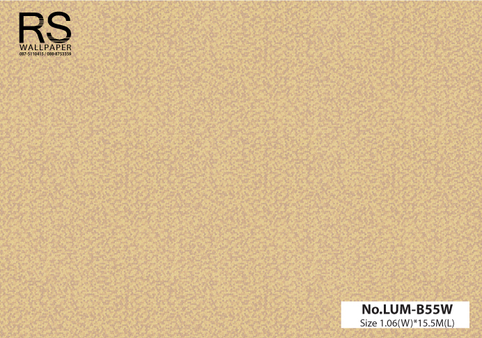 วอลเปเปอร์ สไตล์โมเดิร์น ลายหกเหลี่ยมเล็กๆ สีทอง No.LUM-B55W