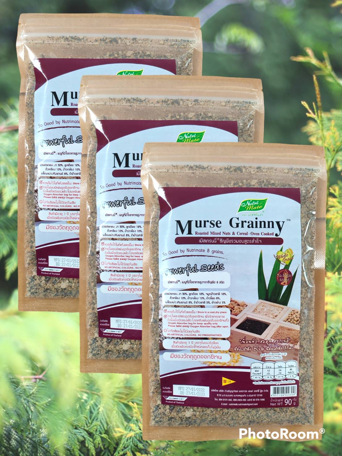 เมิสแกรนนี่ ธัญญาหารสูตรสำเร็จ (Murse Grainny) (Pack 90 g. x 3 ซอง)