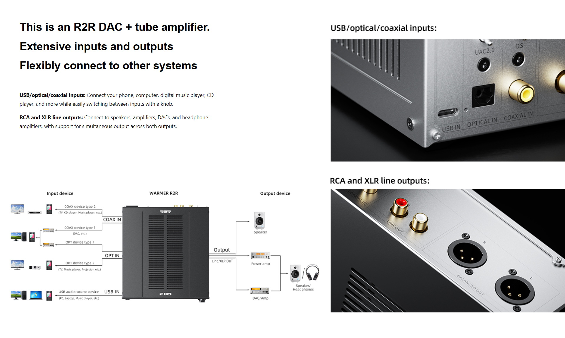 <PreOrder> FiiO WARMER DAC/AMP แบบ R2R ที่มี Tube Buffer สำหรับระบบเสียง Hi‑Fi ประกันศูนย์ไทย