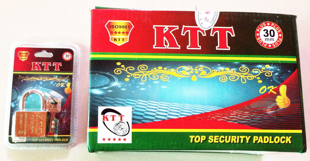 กุญแจลูกปืนทอง KTT ขนาด 30 mm. คอสั้น