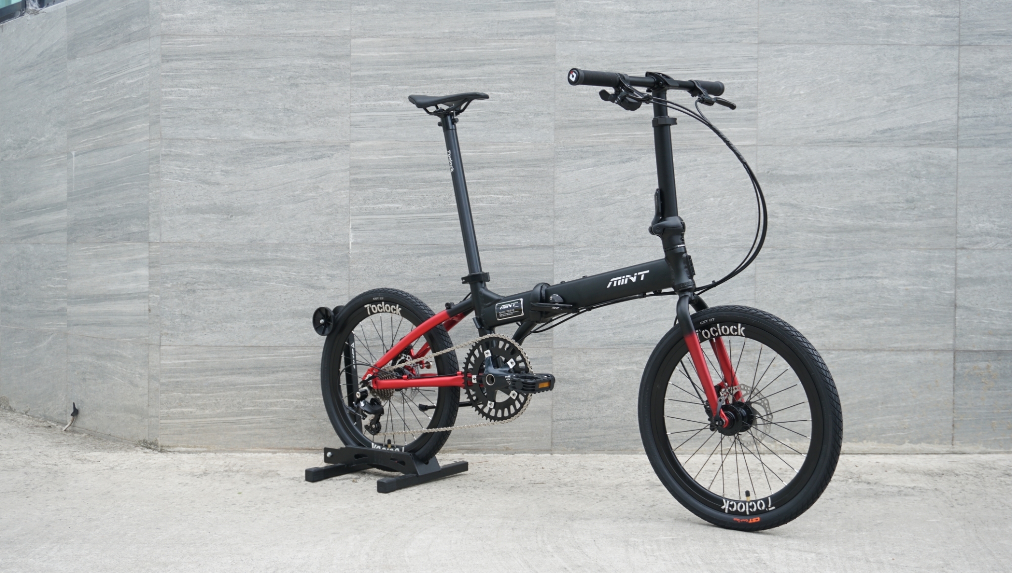 MINT : T9-20" จักรยานพับได้ เฟรมอลูมิเนียม 9 สปีด ดิสเบรก เบาเพียง 10.9 กก