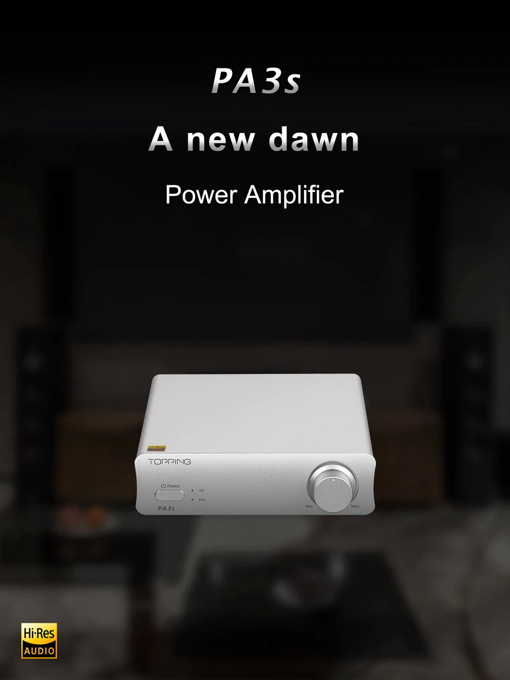 ขาย Topping PA3S Amplifier แอมป์ตั้งโต๊ะ Merus Class D ประกันศูนย์ไทย