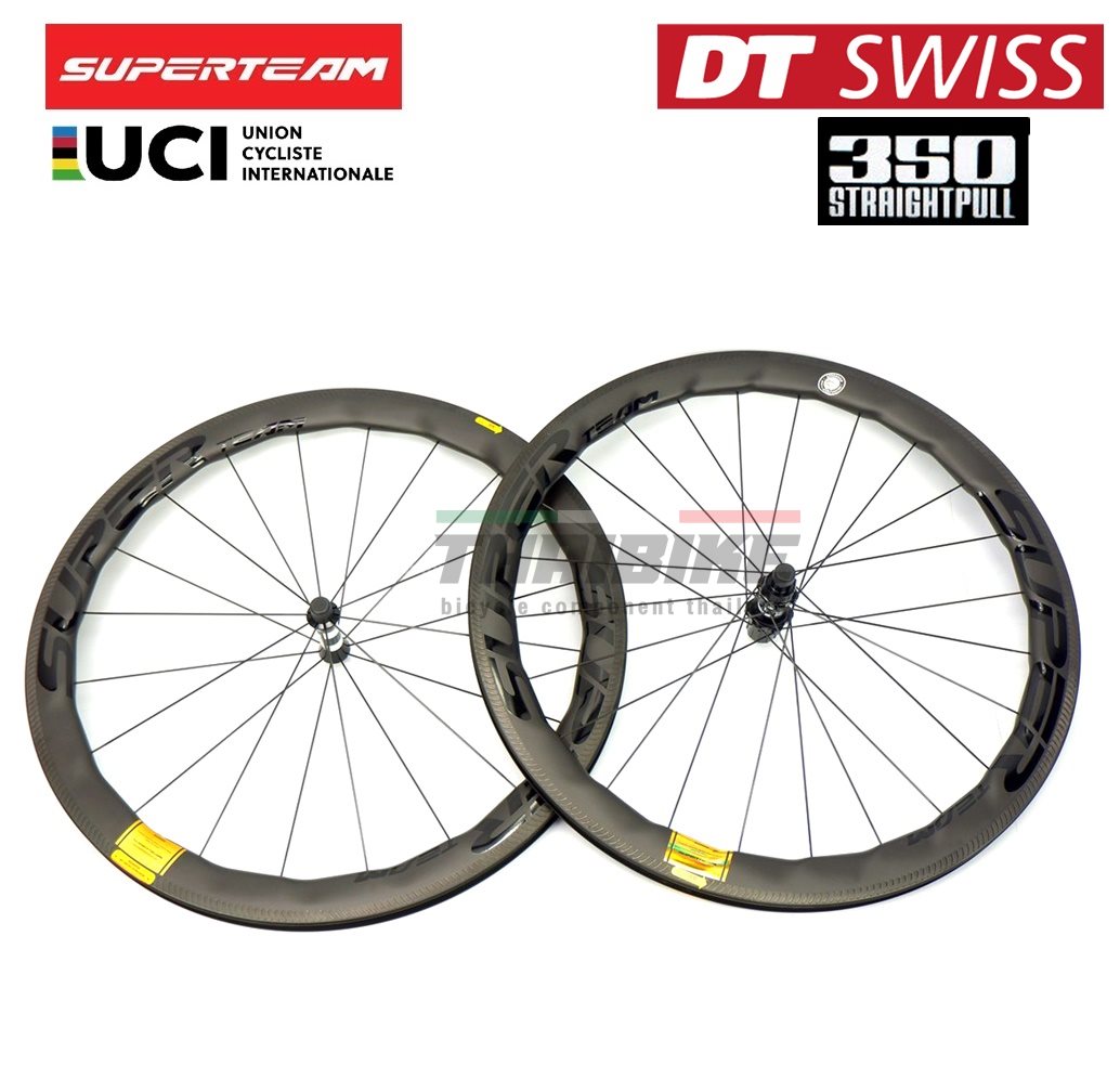 ล้อจักรยานเสือหมอบ คาร์บอน Superteam curvepro Dt350 ประกัน 3 ปี