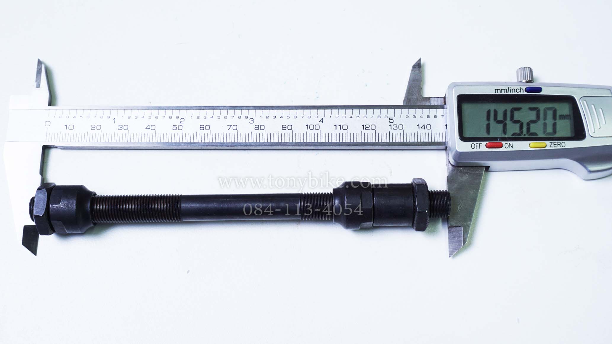 เพลาแกนปลดเร็ว จักรยาน ล้อหลัง ขนาด 145 mm.
