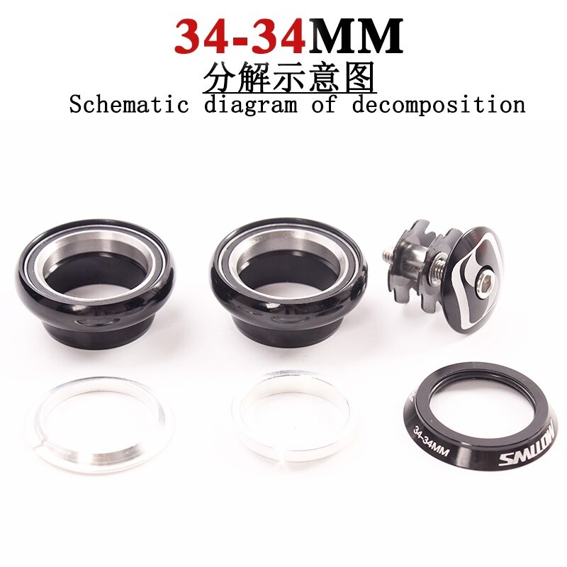 ชุดถ้วยคอจักรยานแบริ่ง SMLLOW